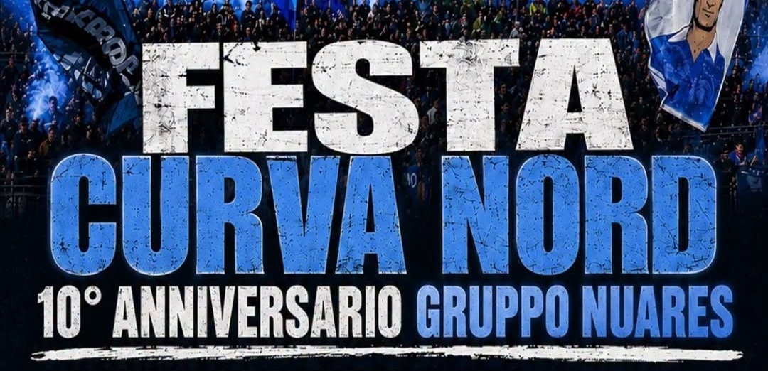 Pablo e tanto azzurro alla Festa della Curva Nord