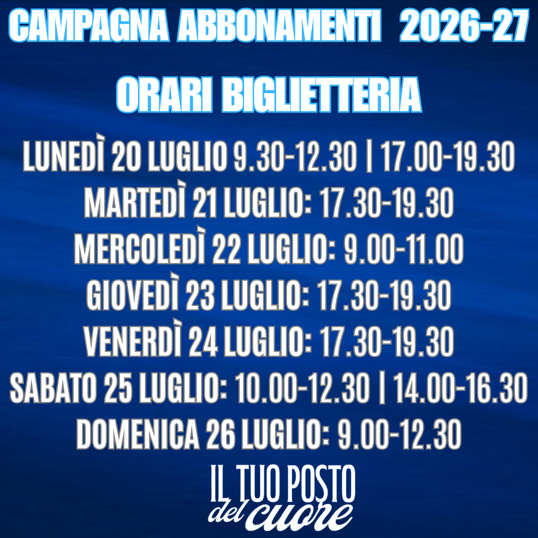 Abbonamenti Novara: apre la Biglietteria del Piola!