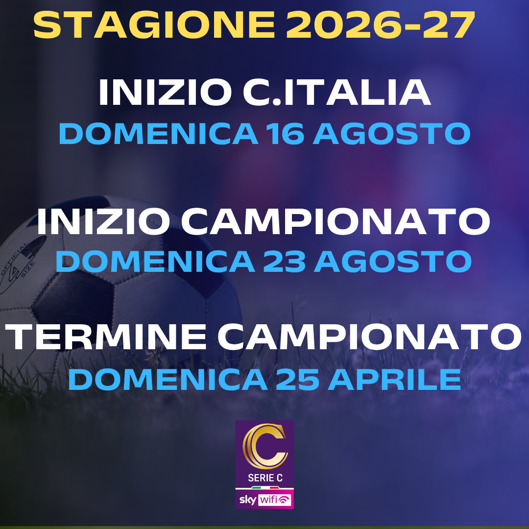 Date stagione 2026-27